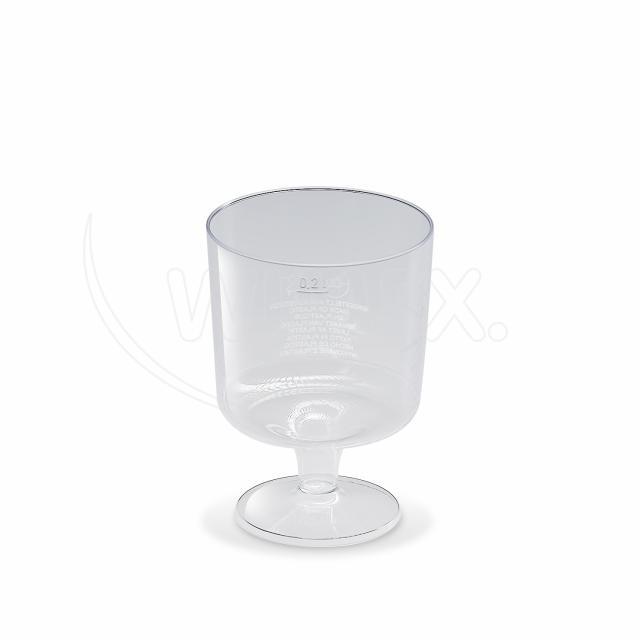 Trinkglas PS klar Ø 72 mm 0,2 l, Packung mit 10 Stück