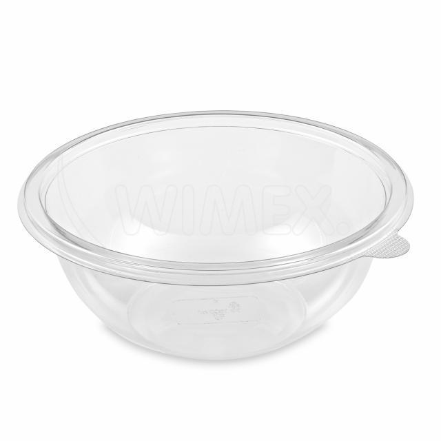Salatschale rPET klar Ø 199 x 74 mm, 1000 ml, Packung mit 50 Stück