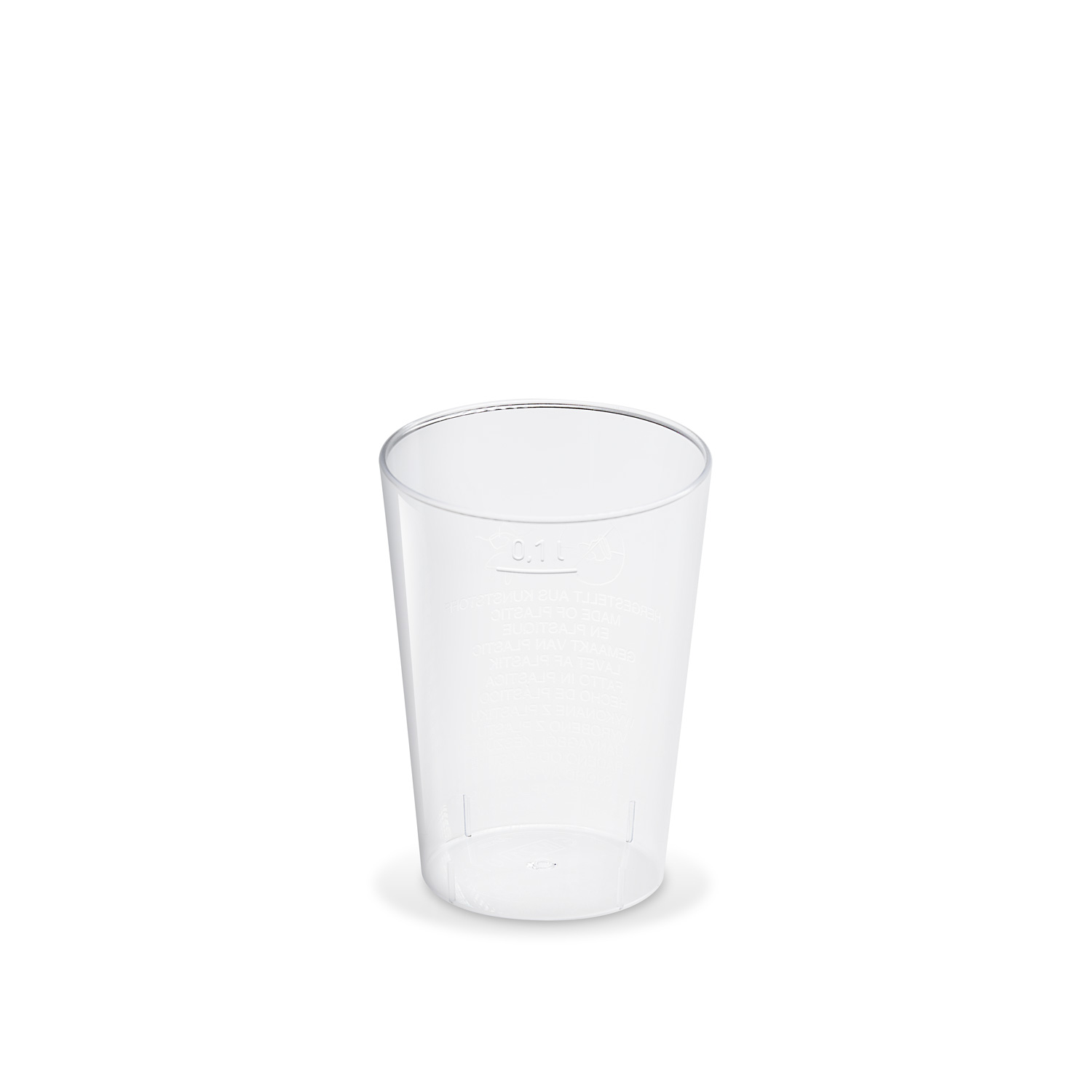 Trinkglas (PS) Ø55mm 0,1L Trinkglas (PS) Ø55mm 0,1L