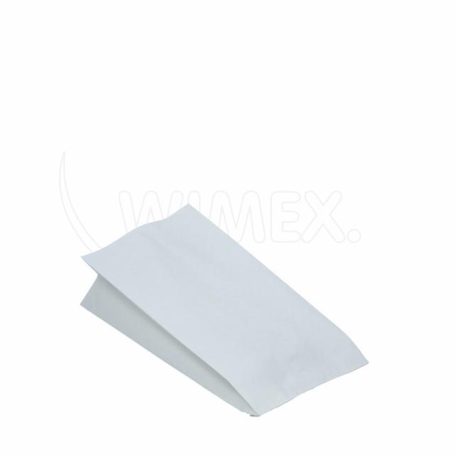Papierbeutel PAP/PE weiss fettdicht 10,5+5,5 x 24 cm, Packung mit 100 Stück