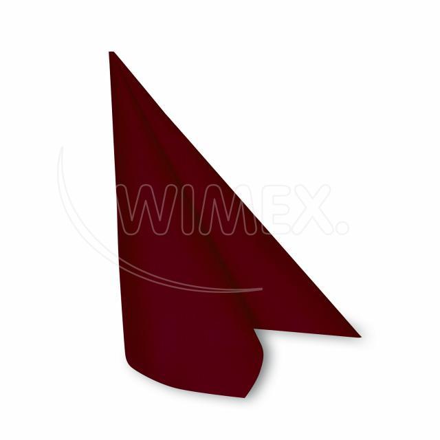 Serviette PAP FSC Mix-Airlaid bordeaux 40 x 40 cm, Packung mit 50 Stück