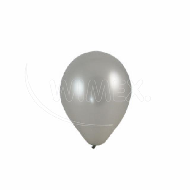Luftballon aus Latex silber Ø 25 cm Grösse M, Packung mit 100 Stück