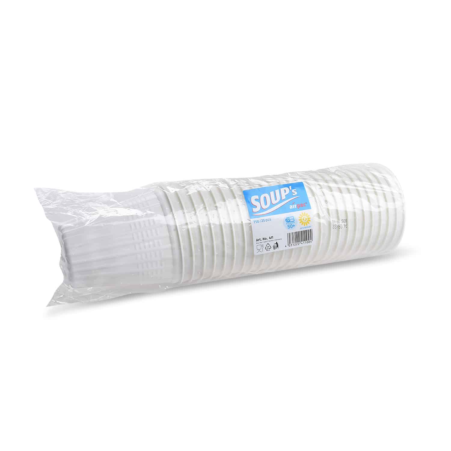 Behälter XPP 750 ml weiss Ø 115 x 120 mm, Packung mit 25 Stück