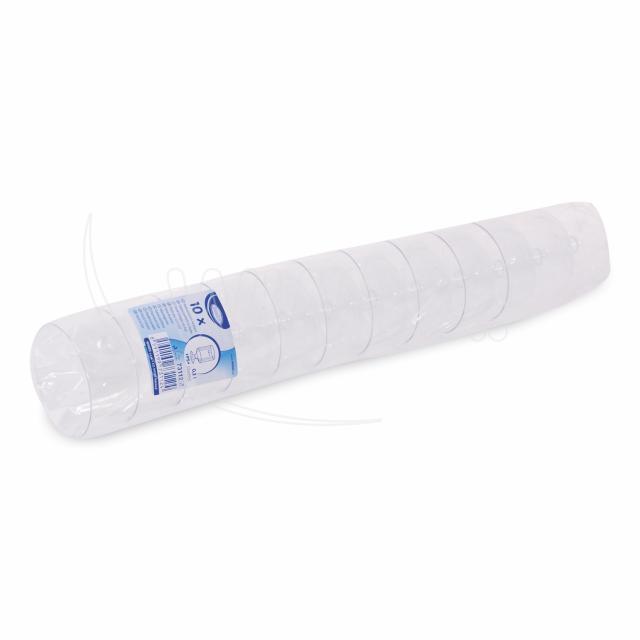 Trinkglas PS klar Ø 72 mm 0,2 l, Packung mit 10 Stück