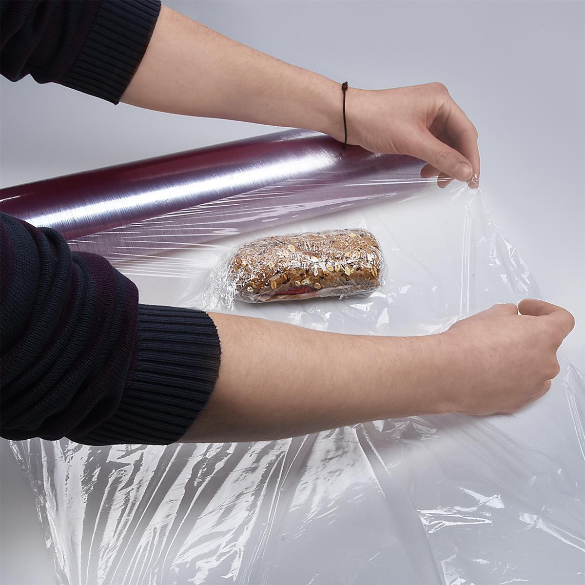 Frischhaltefolie (PVC) 8µm 29cm x 300m einzeln verpackt Frischhaltefolie (PVC) 8µm 59cm x 300m einzeln verpackt