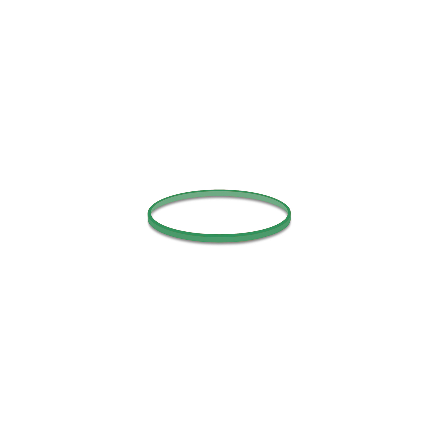 Gummiring grün 1mm Ø4cm Gummiring grün 1mm Ø4cm