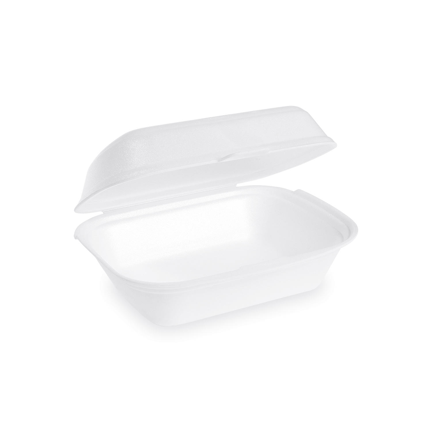 Lunch-Box XPS weiss 185 x 133 x 75 mm 580 ml, Packung mit 125 Stück