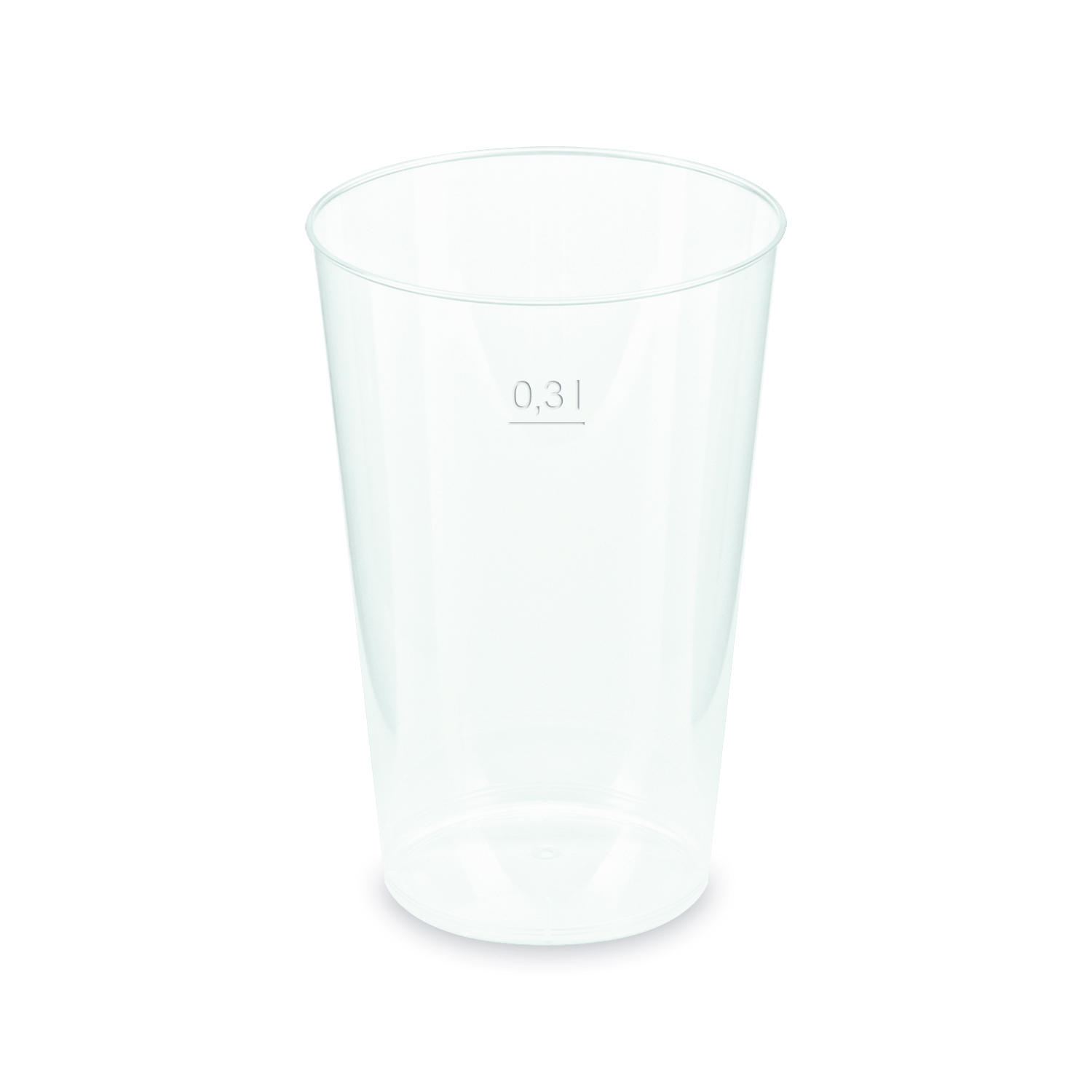 Pfandbecher (PP) extra-stark Ø80mm 0,3L Pfandbecher (PP) extra-stark Ø80mm 0,3L