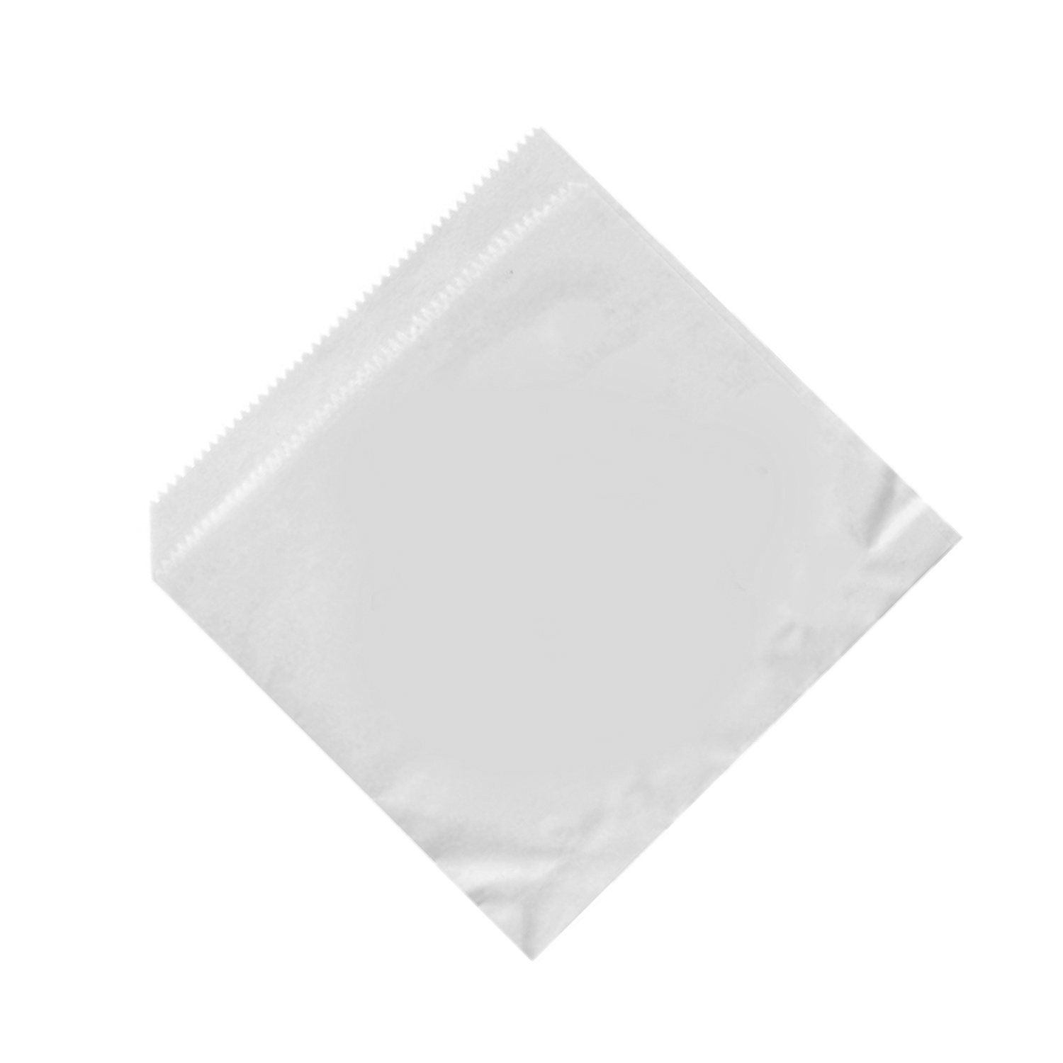 Papierbeutel weiss 16 x 16 cm für Burger/Kebap, Packung mit 500 Stück