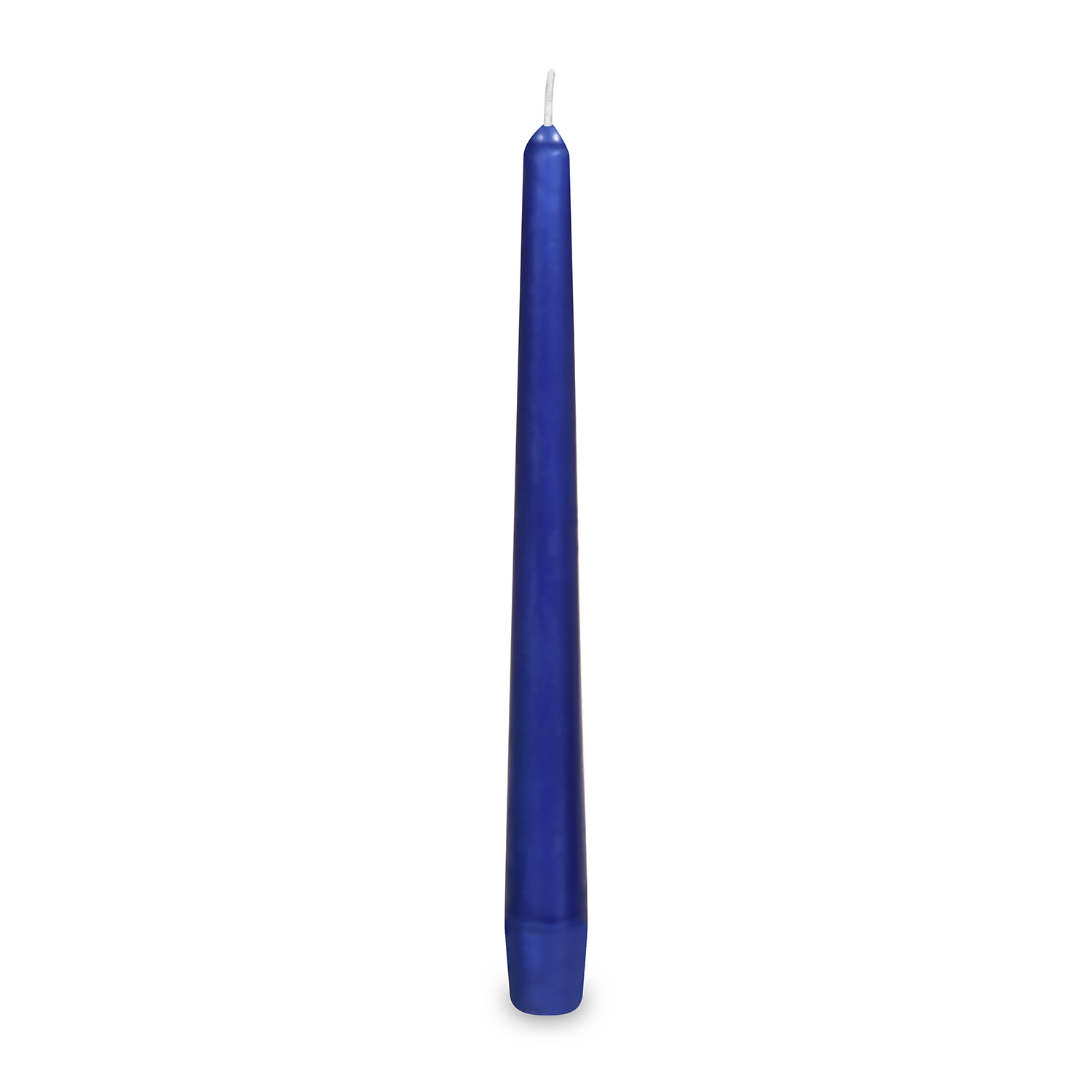 Spitzkerze aus Wachs dunkelblau Ø 23 x 245 mm, Packung mit 10 Stück