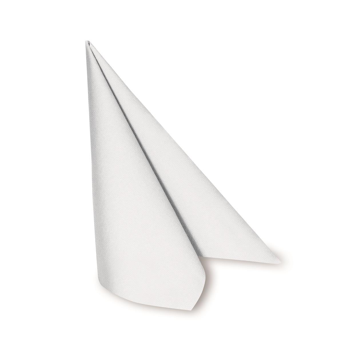 Serviette PAP FSC Mix-Airlaid Premium weiss 40 x 40 cm, Packung mit 50 Stück