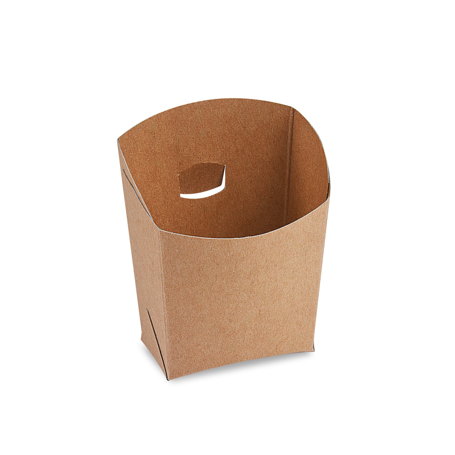 Snackbecher PAP FSC Mix fettdicht 90 x 70 x 90 mm kraft, Packung mit 50 Stück