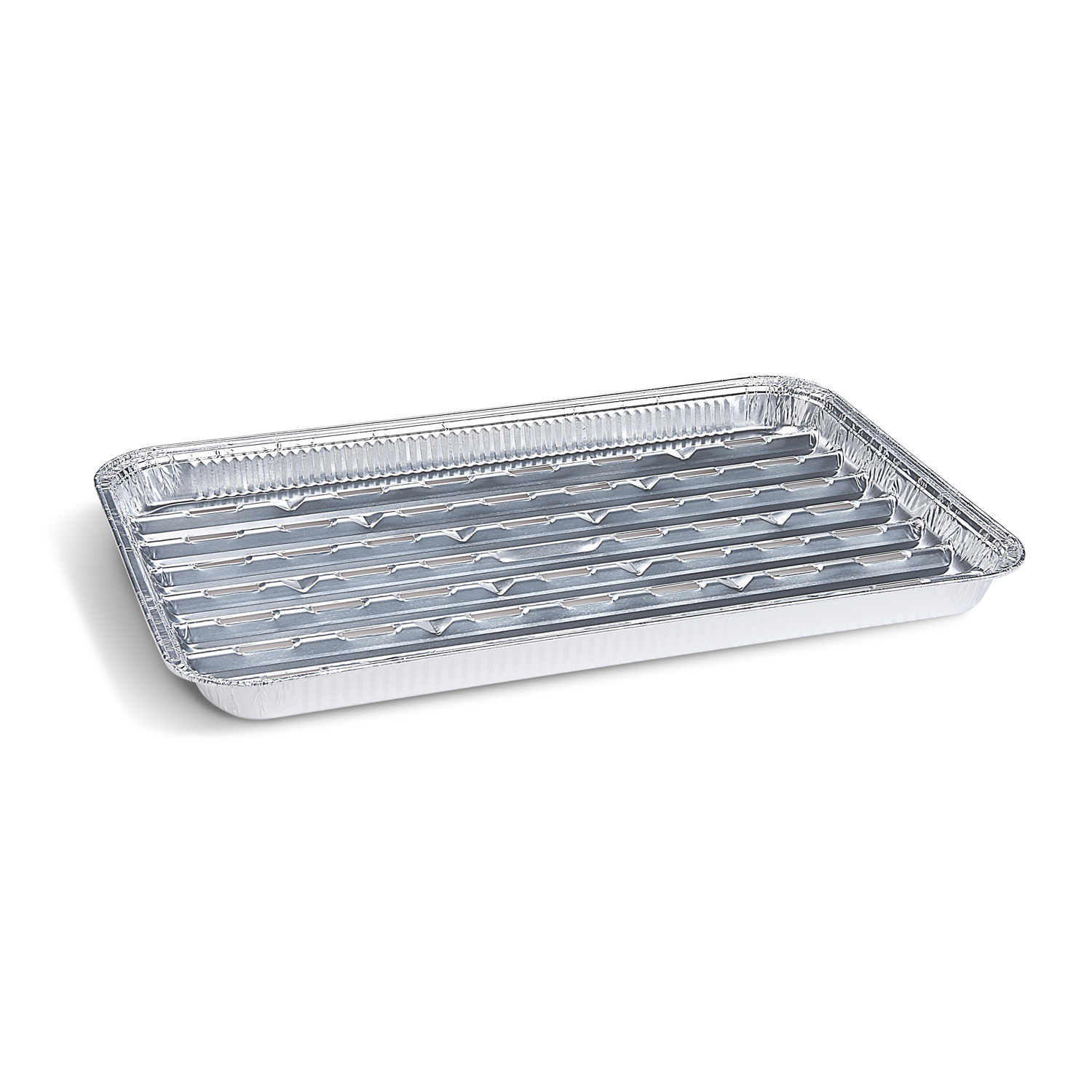 Grillpfanne ALU eckig 34 x 22 x 2,3 cm, Packung mit 5 Stück