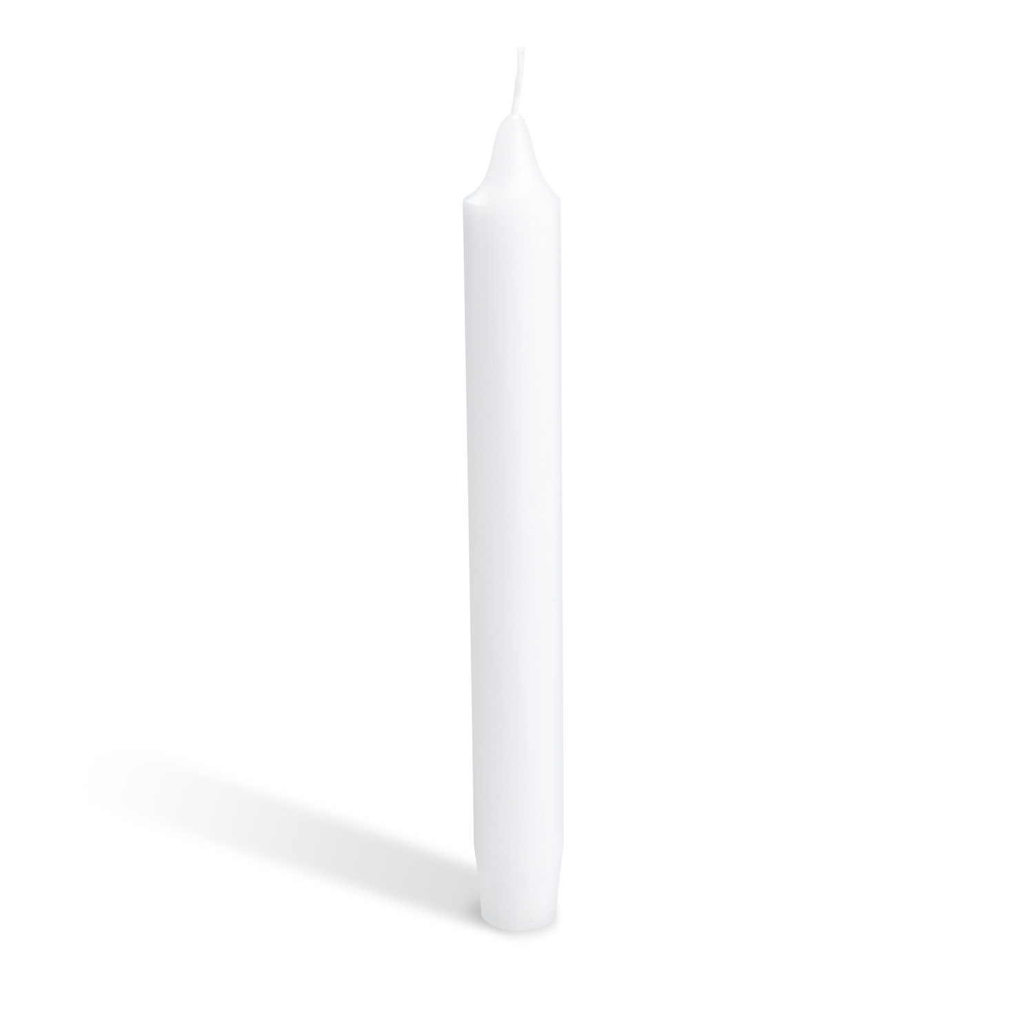 Tafelkerze aus Wachs weiss Ø 22 x 200 mm, ca. 8 Std., Packung mit 160 Stück