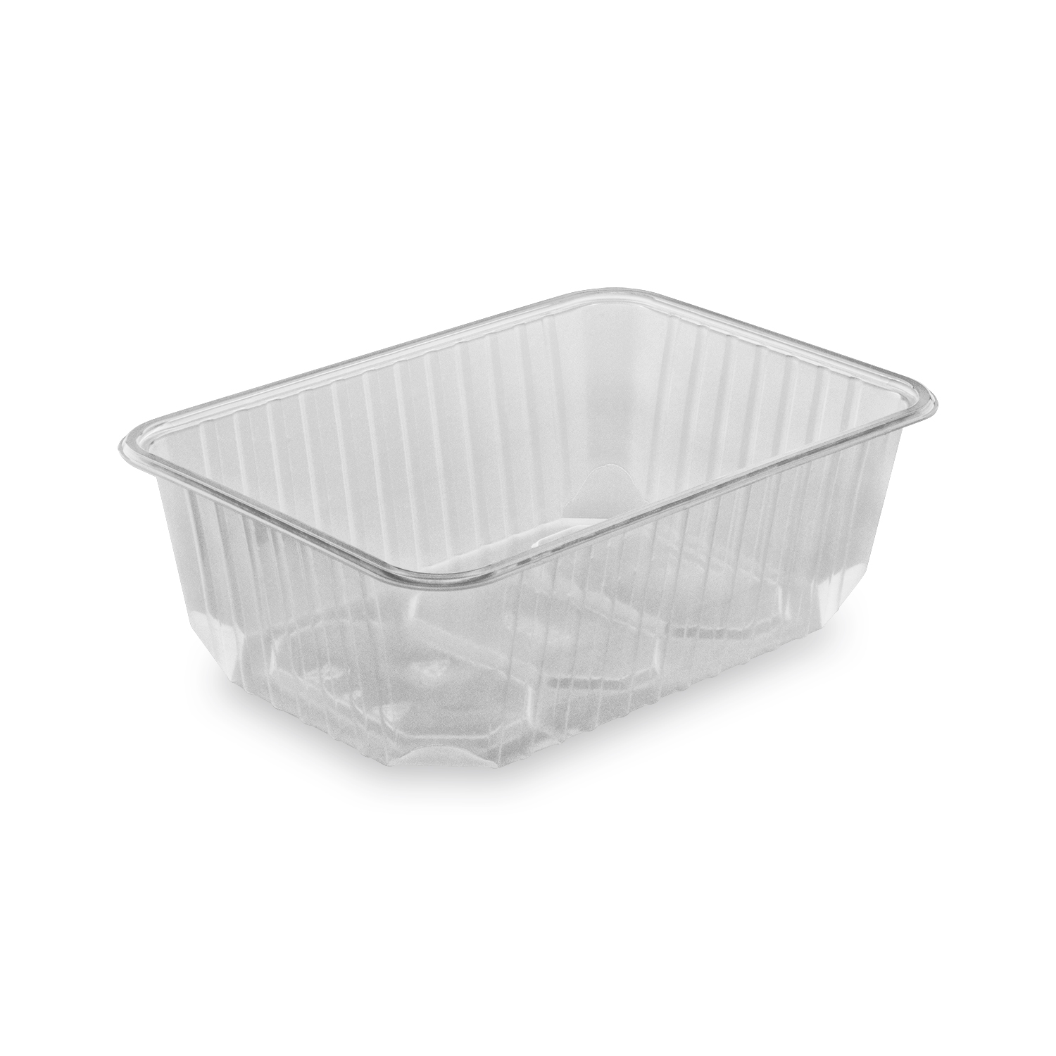 Rechteckschale PP klar 1000 ml 186 x 133 x 63 mm, Packung mit 50 Stück