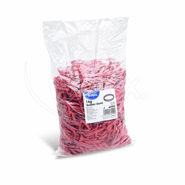 Gummiband rot 5 mm Ø 10 cm, 1 kg Packung