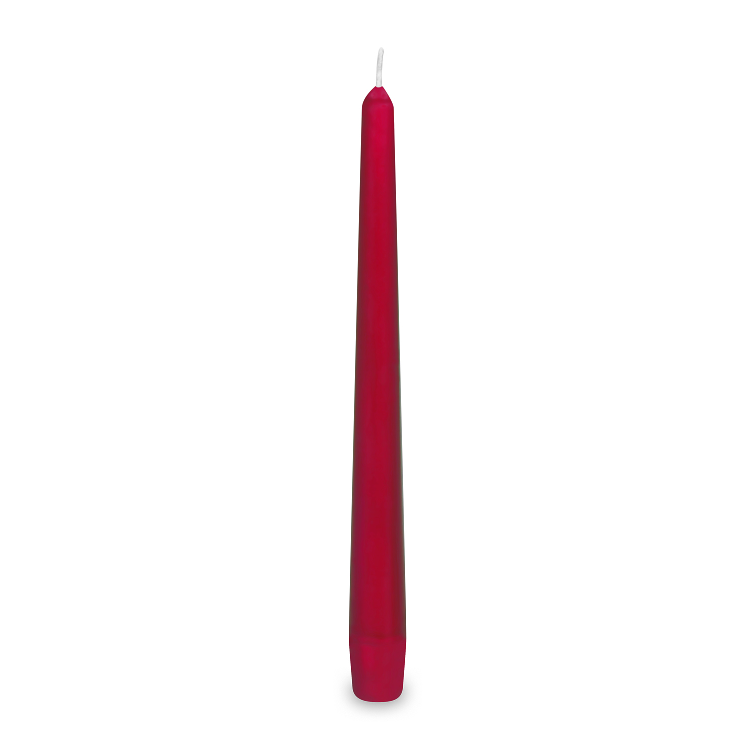 Spitzkerze Wachs bordeaux Ø 23 x 245 mm, Packung mit 10 Stück