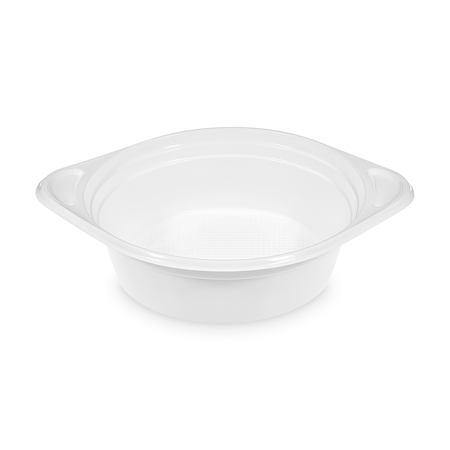 Suppenterrine aus PP weiss, Ø 156 x 46 mm, 500 ml, Packung mit 100 Stück