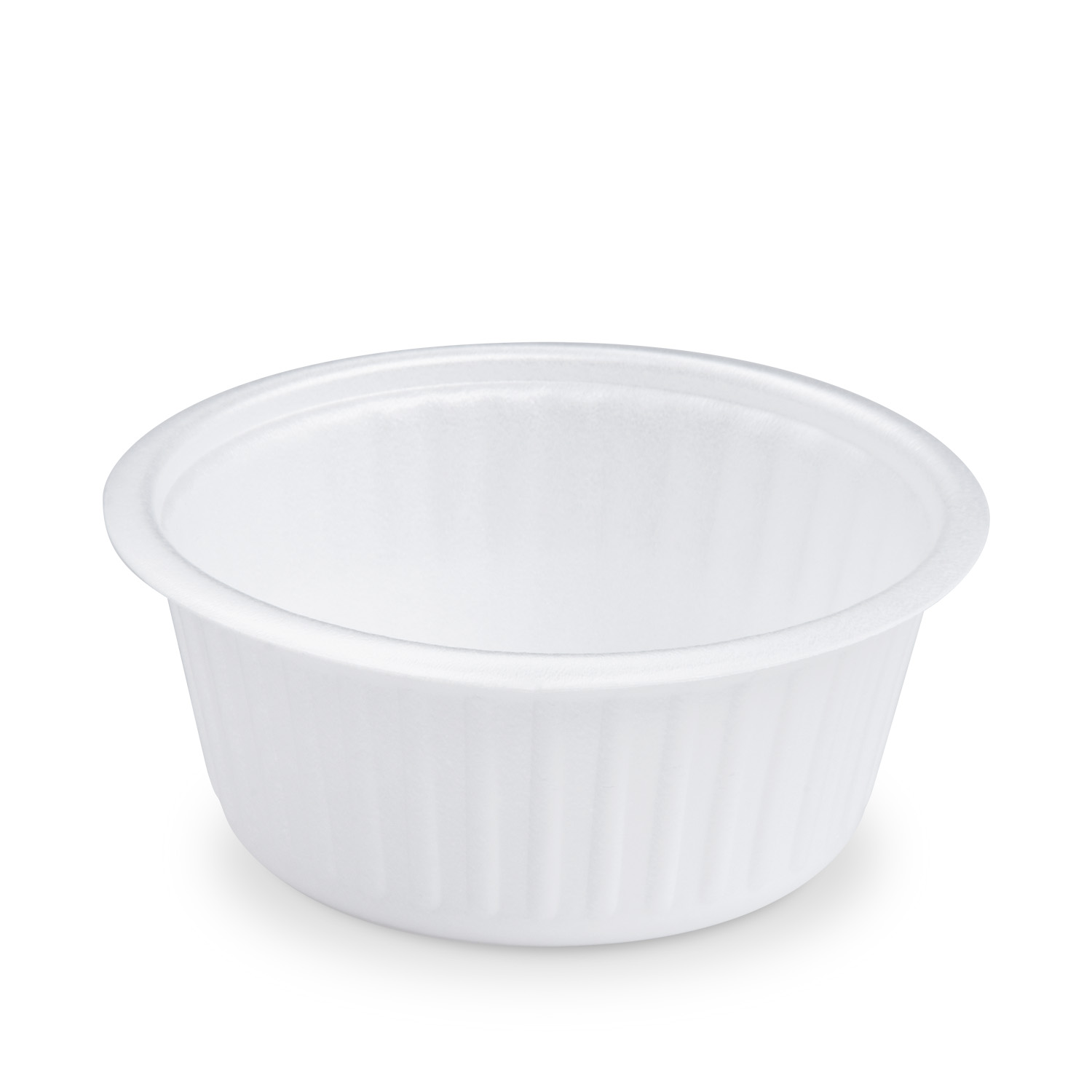 Thermobehälter XPS weiss Ø 127 x 51 mm 340 ml, Packung à 50 Stück
