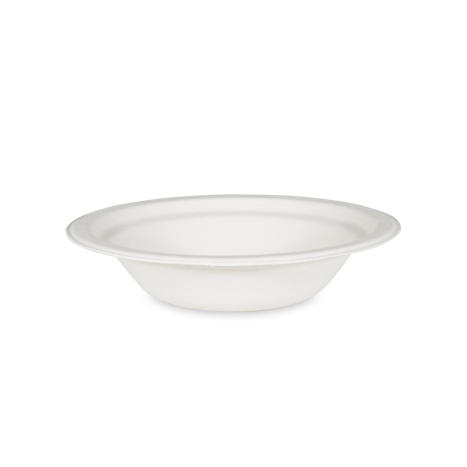 Schale aus Zuckerrohr-Bagasse Ø 180 mm 400 ml natur, Packung mit 10 Stück