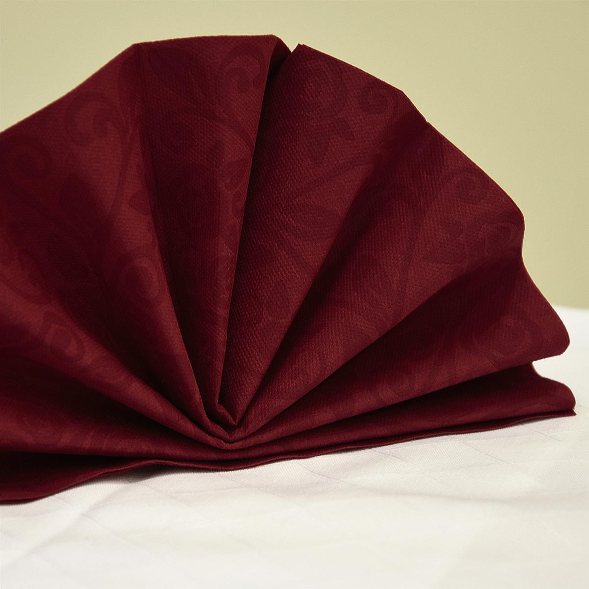 Serviette PREMIUM Dekor-R bordeaux 40 x 40 cm Serviette PREMIUM Dekor-R bordeaux 40 x 40 cm