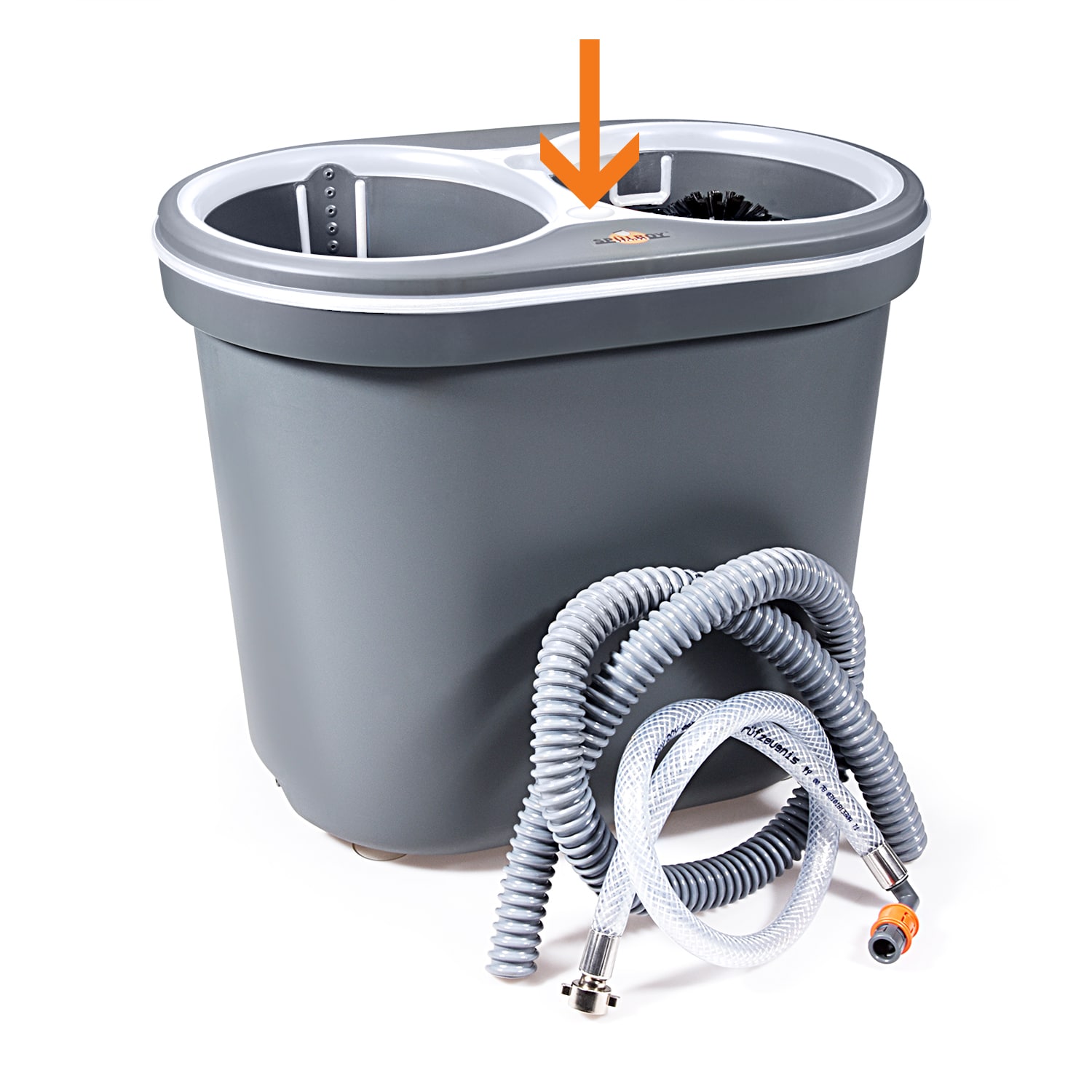 Spülboy ABS NU water+ portable 397 x 270 x 337 mm, Packung mit 1 Stück