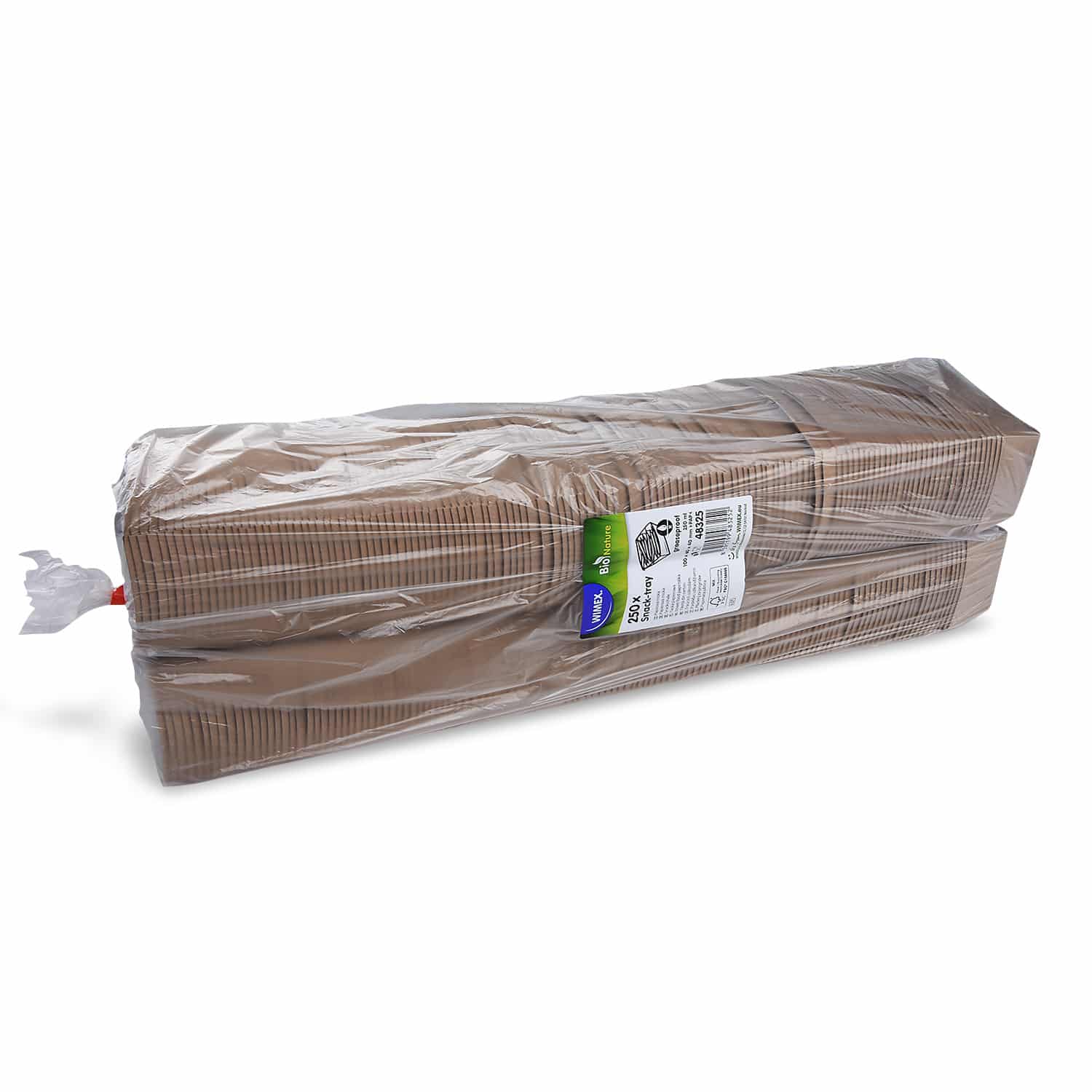 Snackschale PAP FSC Mix kraft, 250 ml, 100 x 60 x 40 mm, Packung mit 250 Stück