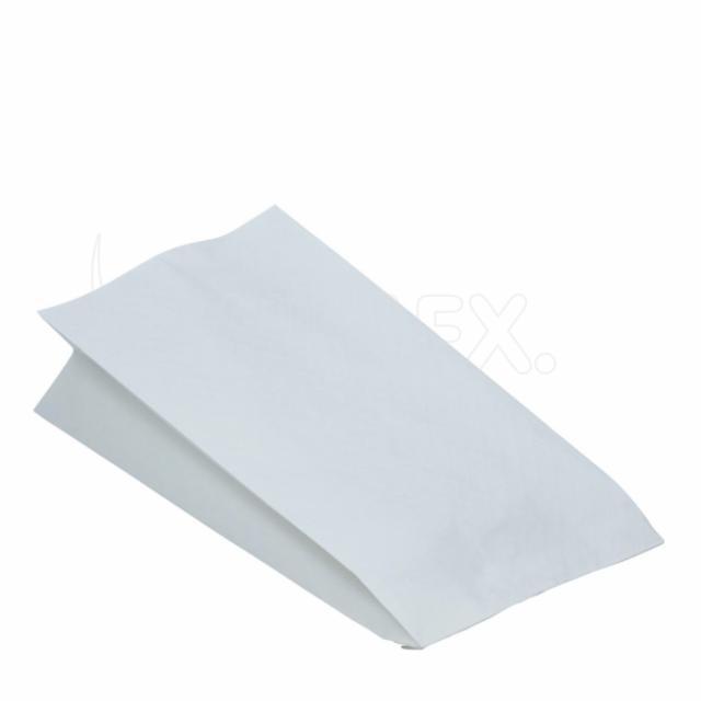 Papierbeutel PAP/PE 15+8 x 30 cm weiss Maxi, Packung mit 100 Stück