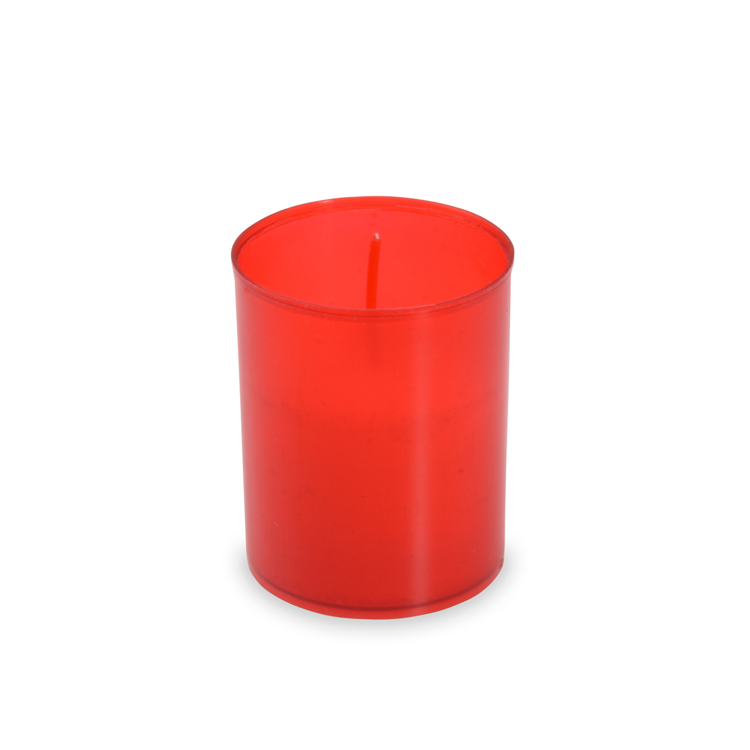 Kerzen aus Wachs weiss Ø 50 x 63 mm, Brenndauer ca. 23 Std., Packung mit 4 Stück