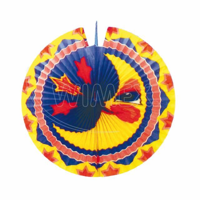 Lampion (PAP) diskusförmig Mond Ø33cm Lampion (PAP) diskusförmig Mond Ø33cm
