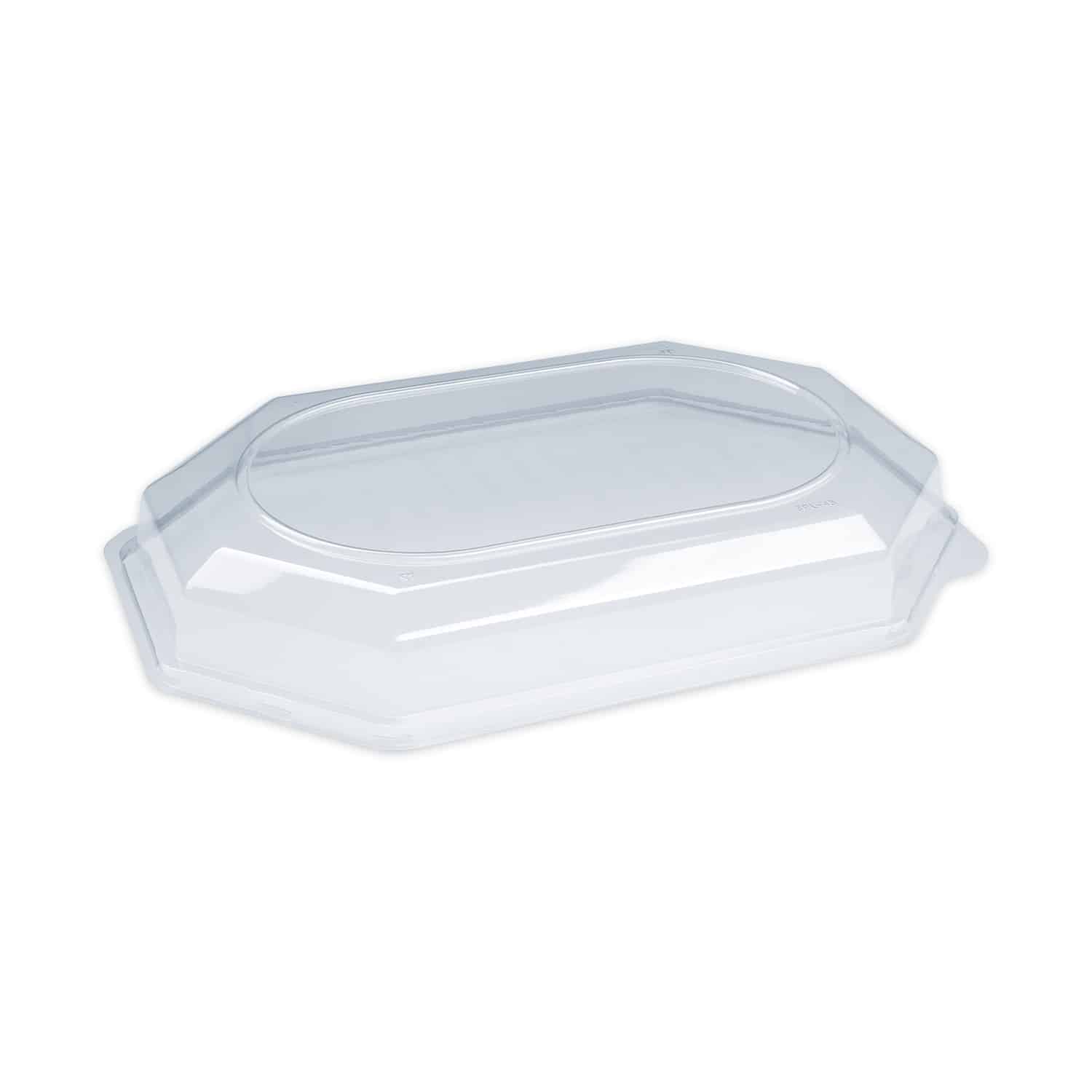 Domdeckel rPET klar 46,5 x 31,2 x 6,5 cm, Packung mit 10 Stück