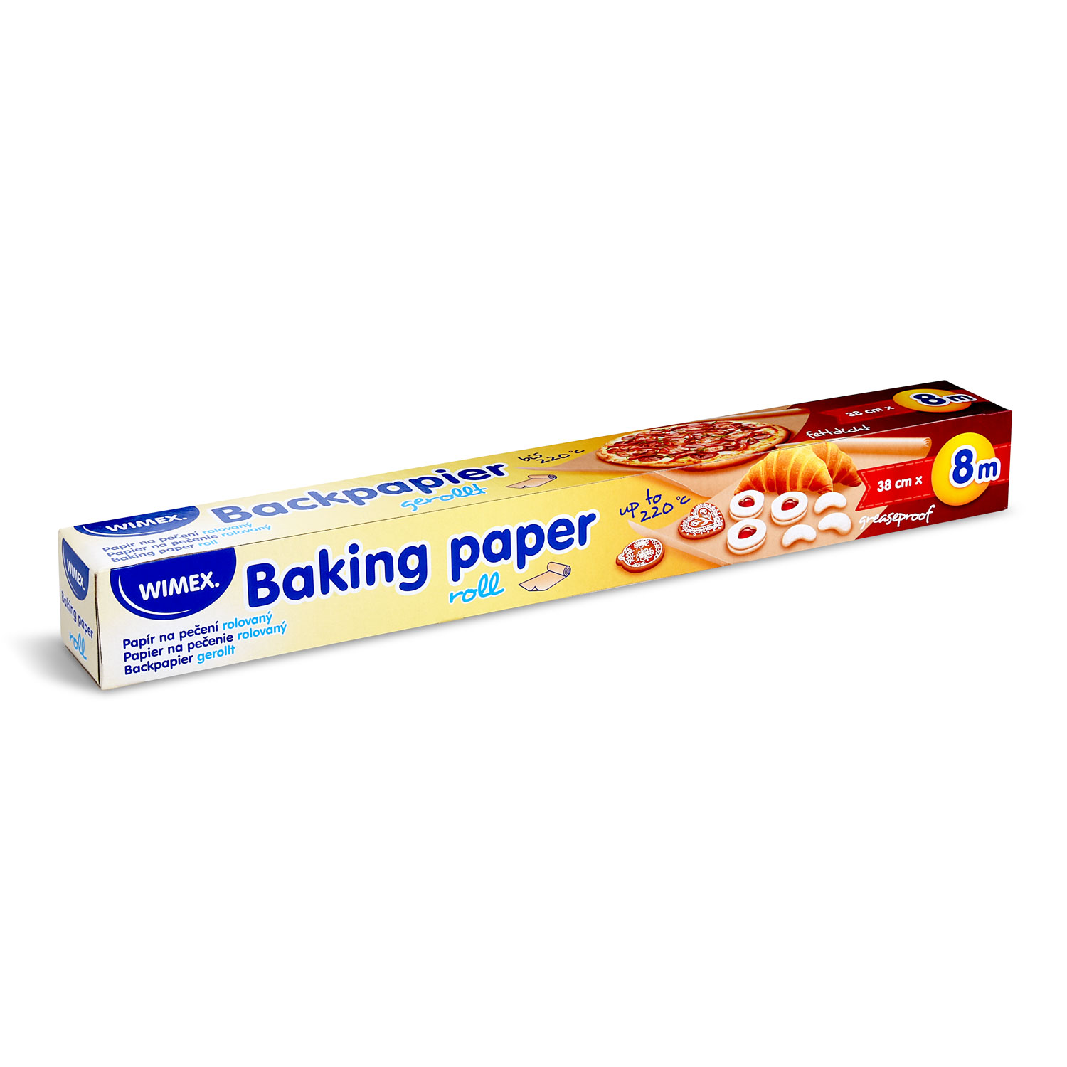 Backpapier PAP FSC Mix gerollt braun 38 cm x 8 m, 1 Rolle