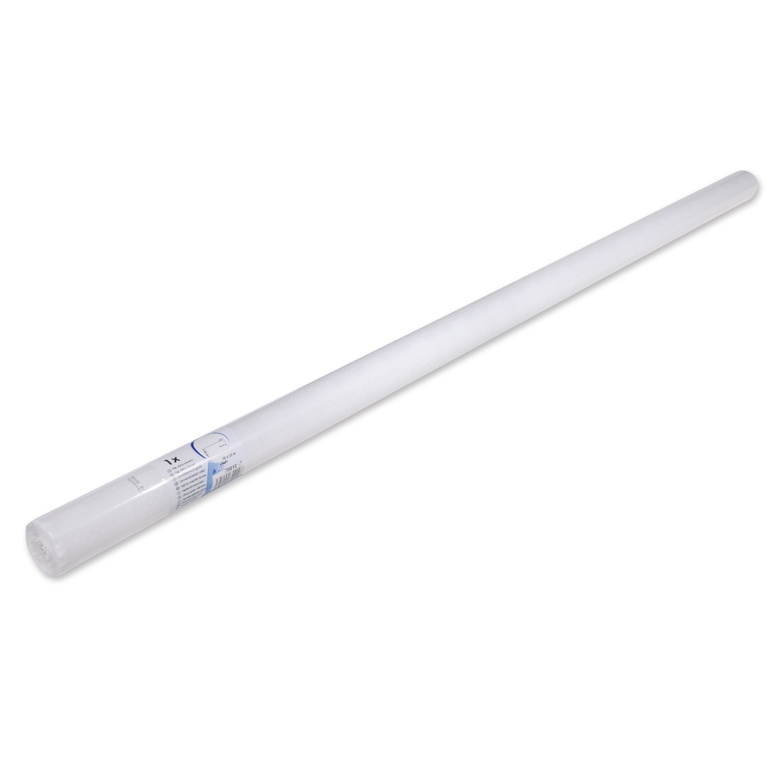 Damasttischtuch aus PAP 1,2 x 10 m weiss, Packung mit 1 Stück