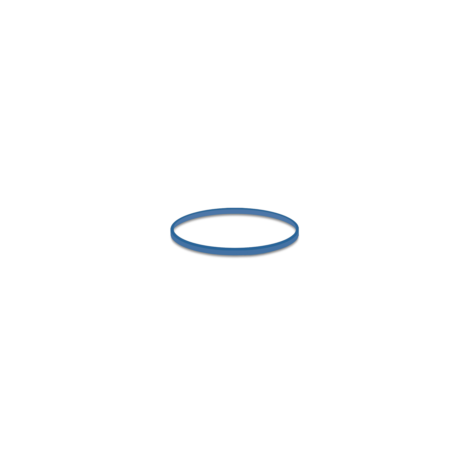 Gummiring blau 1mm Ø3cm Gummiring blau 1mm Ø3cm