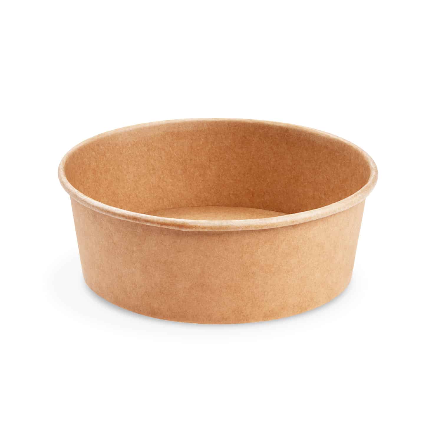 Salatschale PAP/PE kraft Ø 185 mm 1300 ml, Packung mit 50 Stück