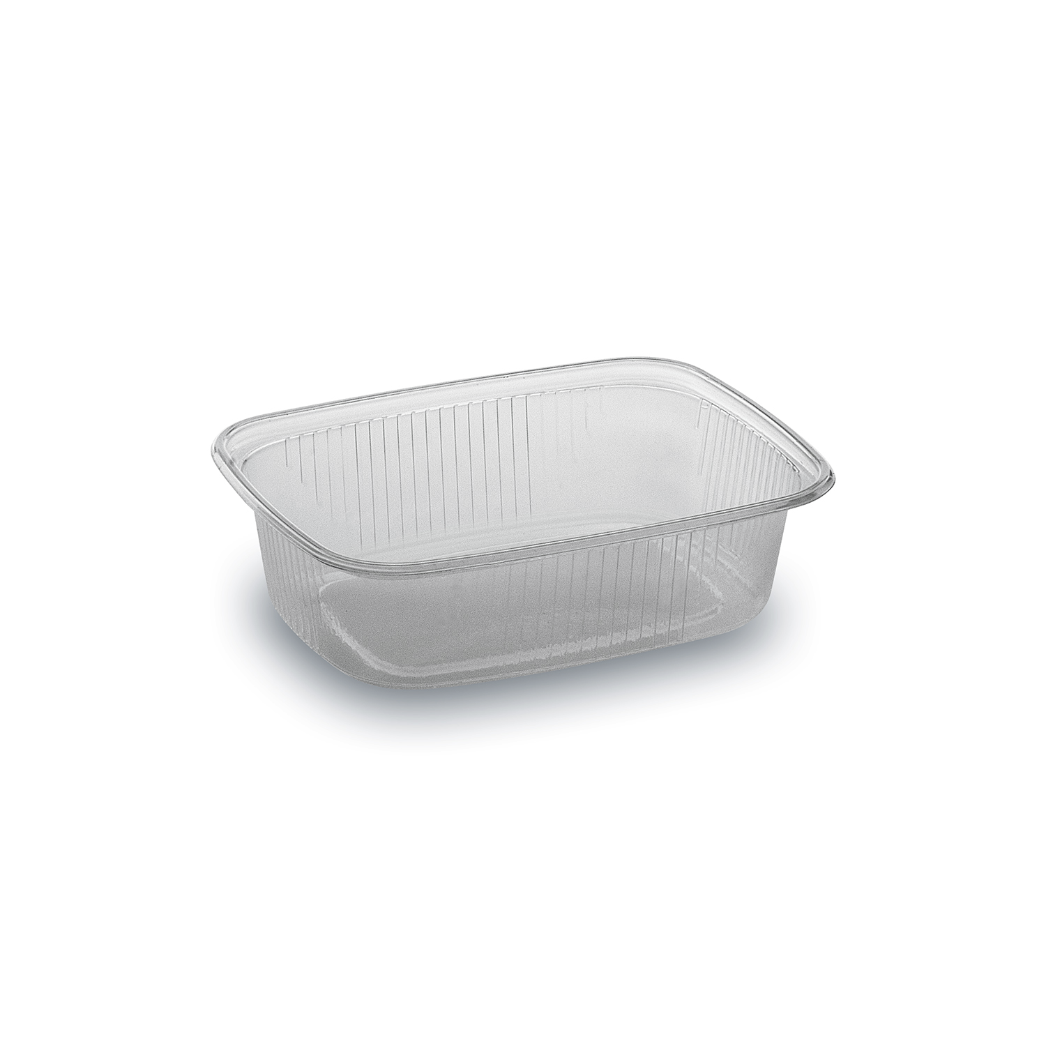 Rechteckbecher aus PP klar 150 ml, 108 x 81 x 33 mm, Packung mit 100 Stück