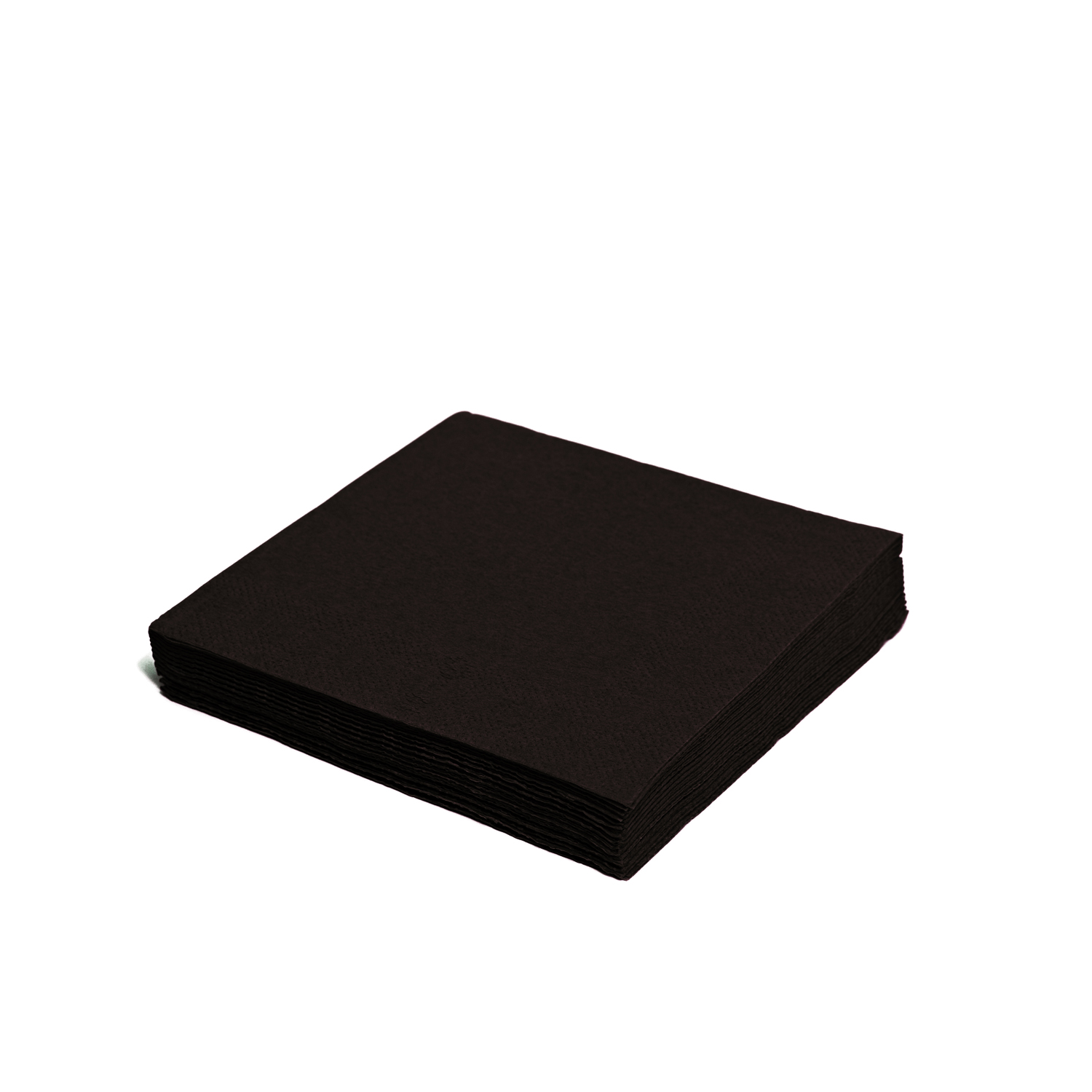 Serviette 2-lagig schwarz 33 x 33 cm