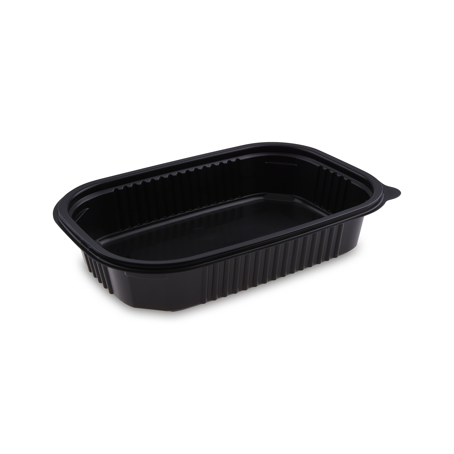 Mikrowellenschale PP ungeteilt schwarz 221 x 151 x 43 mm, 850 ml, Packung mit 50 Stück