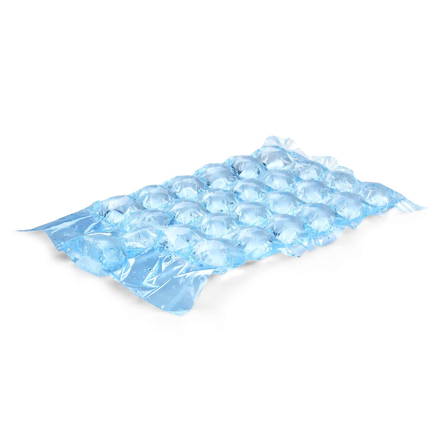 Eiskugelbeutel aus LDPE blau mit Selbstverschluss, 19 x 31 cm, Packung mit 10 Stück