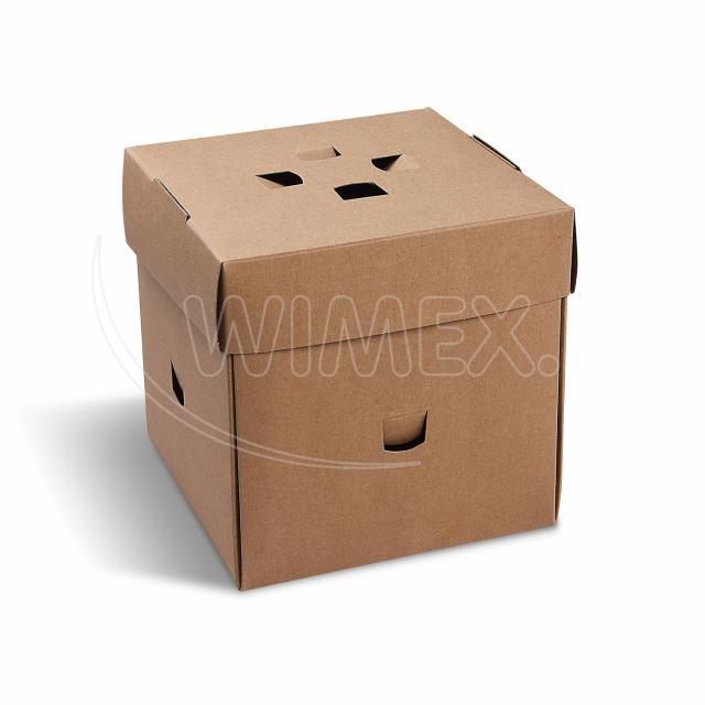 Burgerbox PAP FSC Mix 145 x 145 x 150 mm kraft, Packung mit 50 Stück