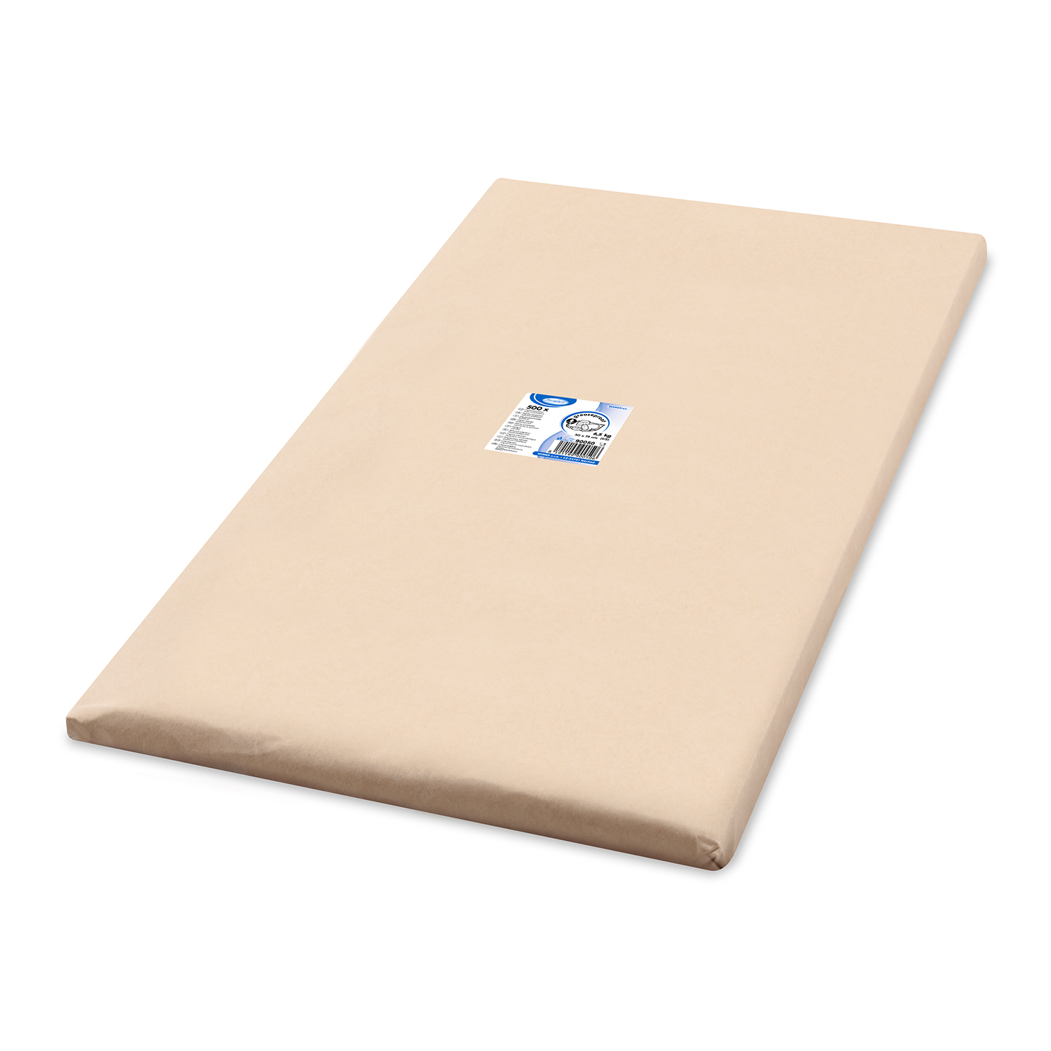 Papierzuschnitt aus Papier FSC Mix fettdicht 50 x 75 cm weiss, Packung mit 500 Stück