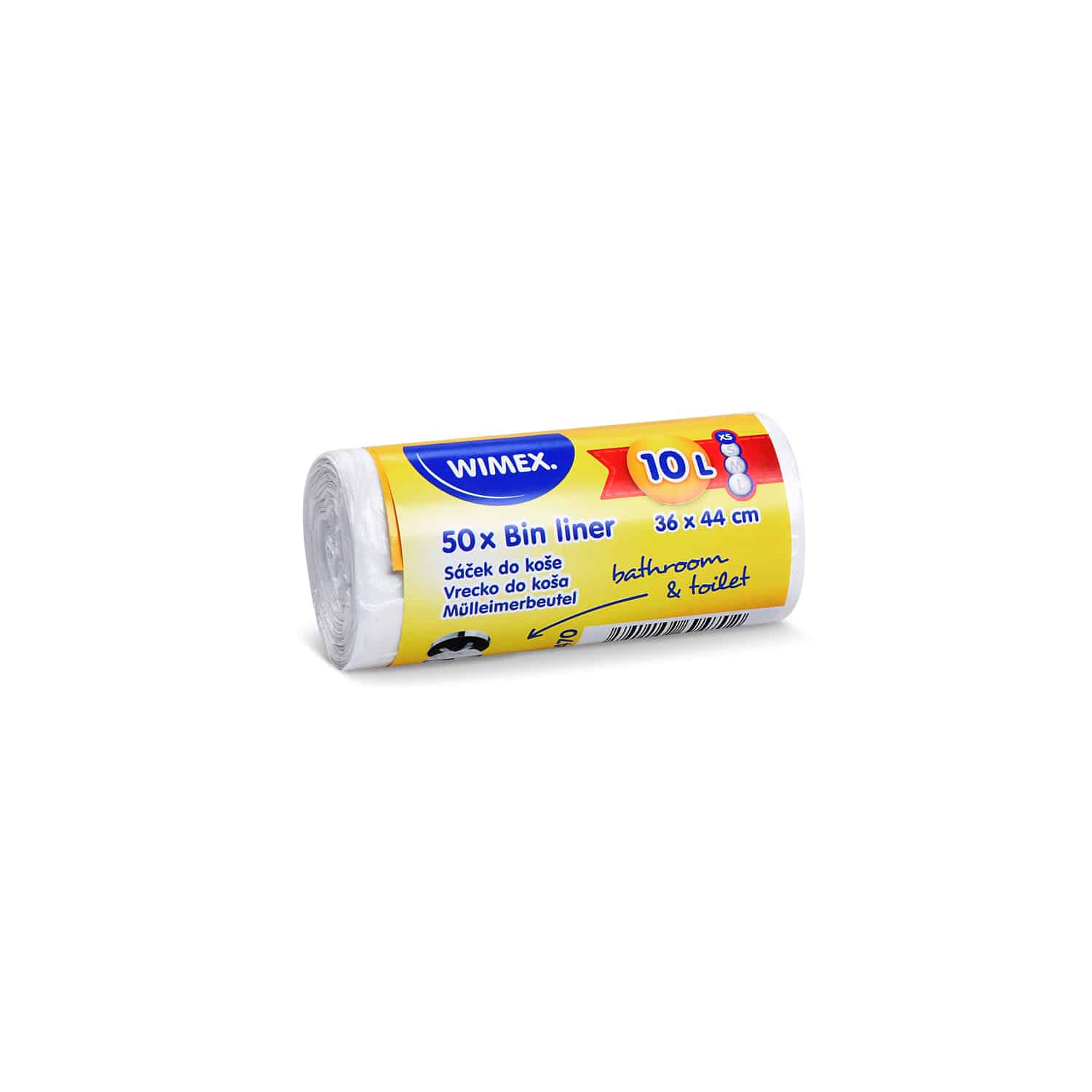 Mülleimerbeutel HDPE 36 x 44 cm 10 L, Packung mit 50 Stück