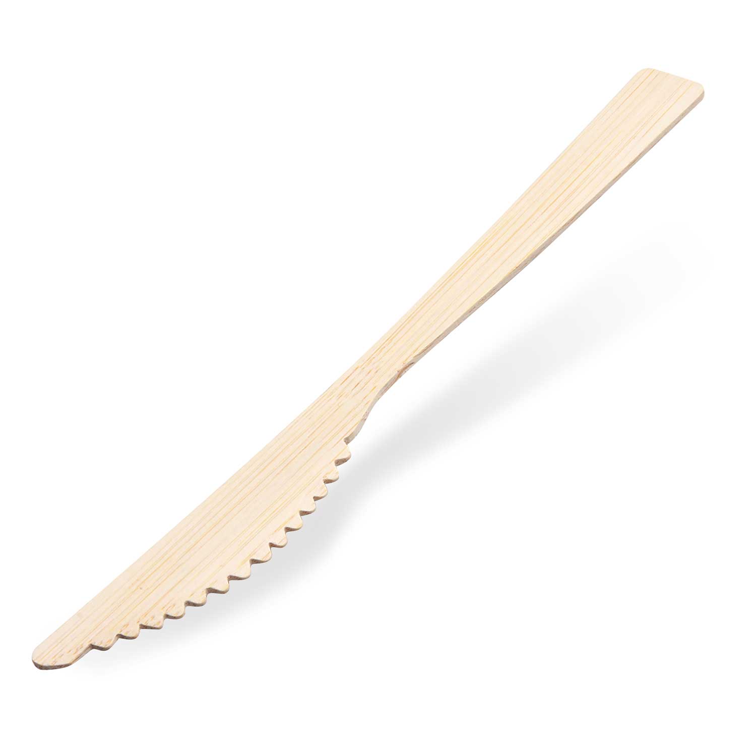 Bambus Messer 17 cm natur, Packung mit 100 Stück