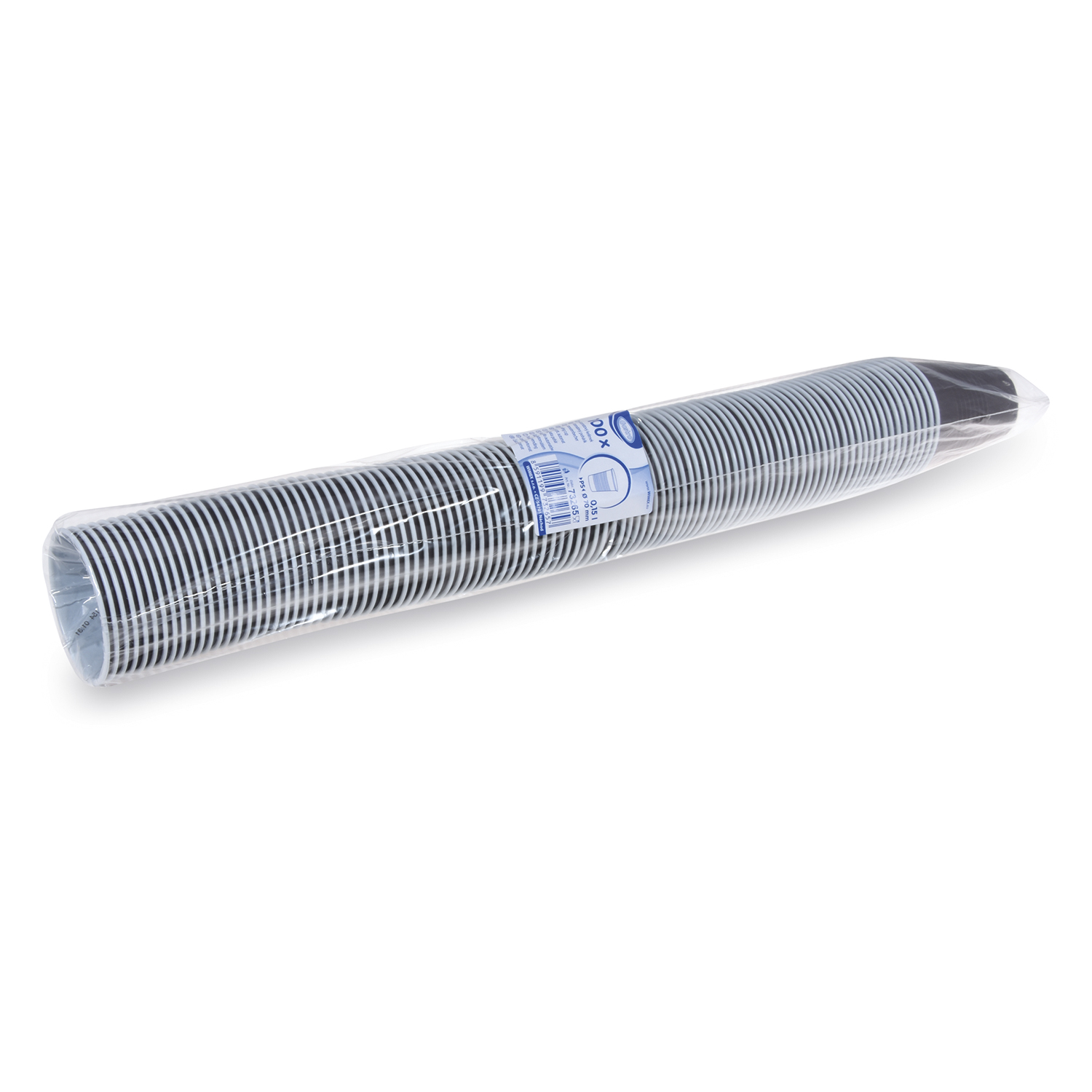 Automatenbecher aus PS braun/weiss Ø 70 mm 150 ml, Packung mit 100 Stück