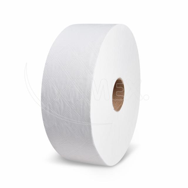 Toilettenpapier Papier FSC Mix 2-lagig weiss JUMBO Ø 25 cm 240 m, Packung mit 6 Rollen