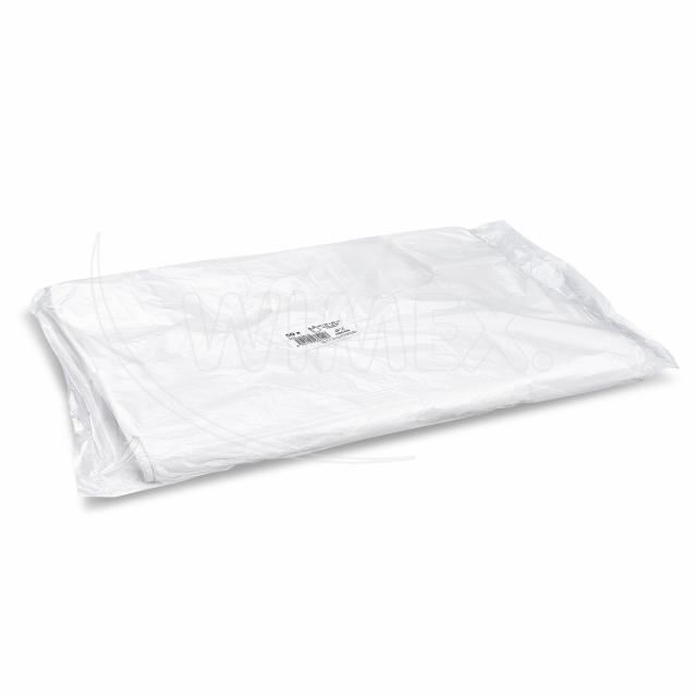 Hemdchen-Tragetasche HDPE extra-stark weiss 40+20 x 60 cm, Packung mit 50 Stück