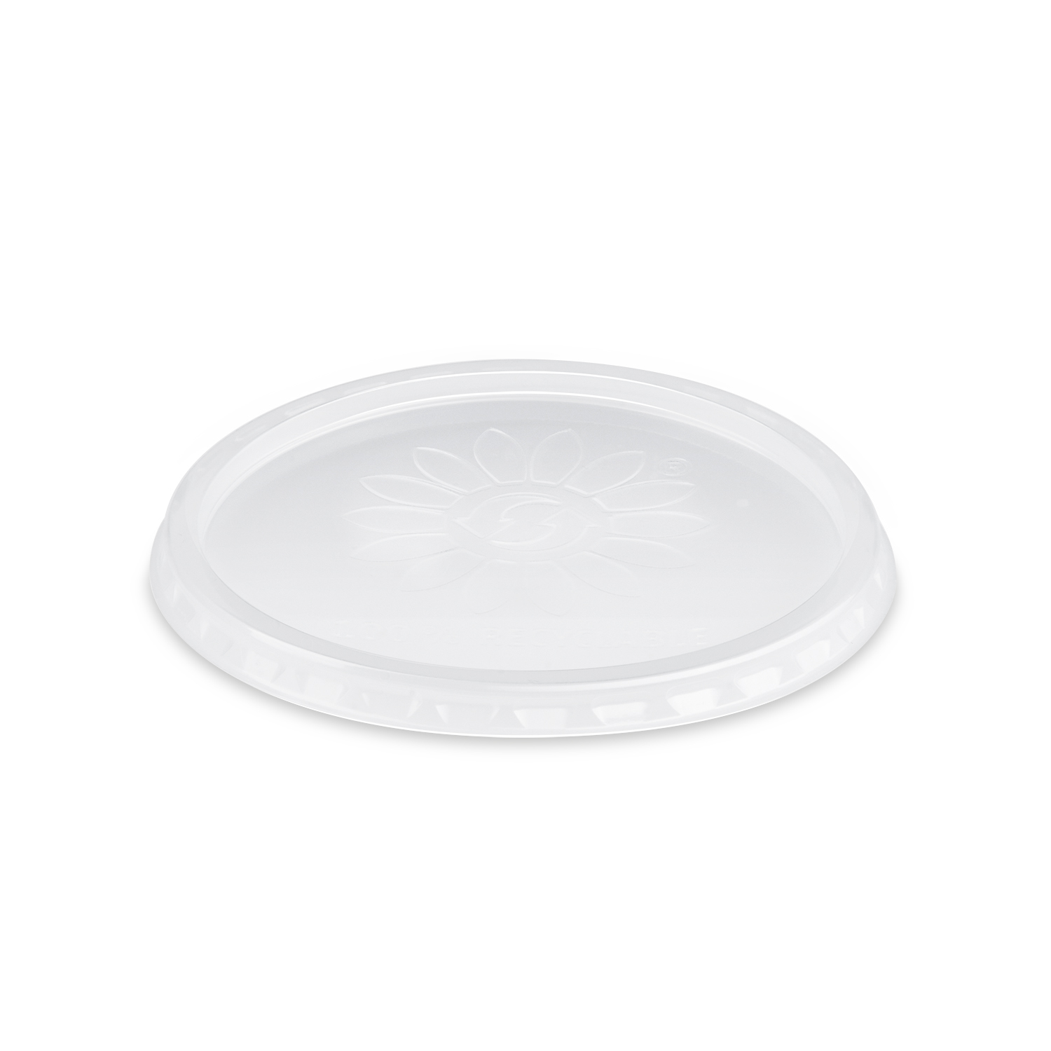Deckel PP klar für Rundbecher Ø 101 mm, Packung mit 100 Stück