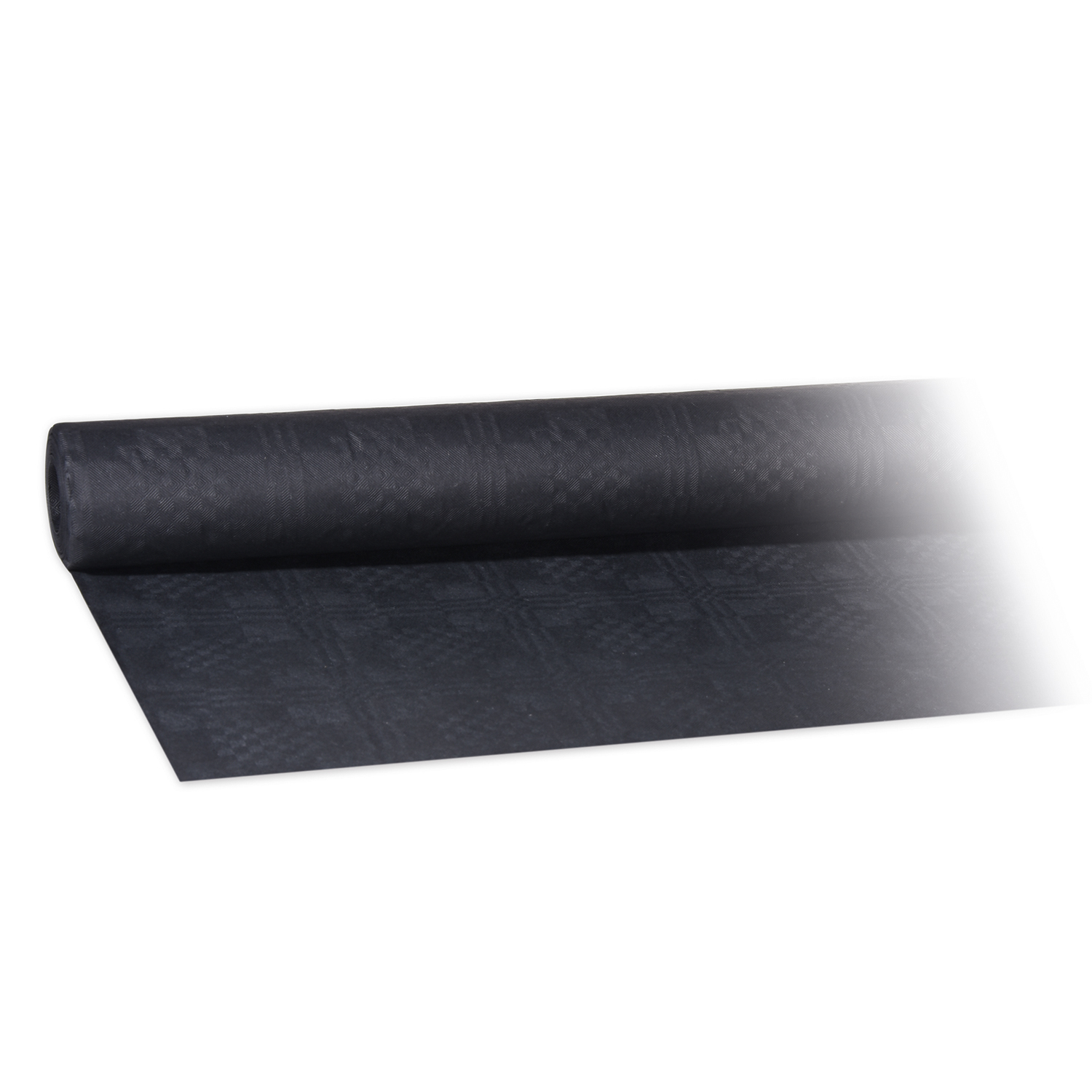 Damasttischtuch PAP schwarz 1,2 x 8 m, 1 Stück