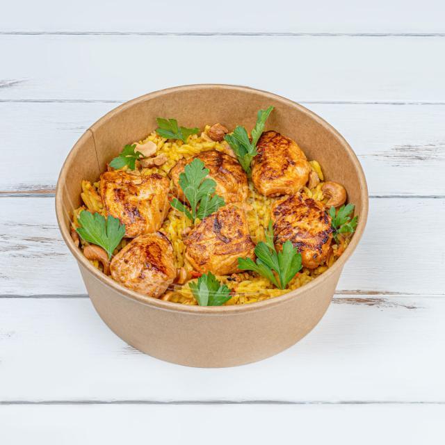 Salatschale PAP FSC Mix/PE kraft Ø 150 mm 750 ml, Packung mit 50 Stück