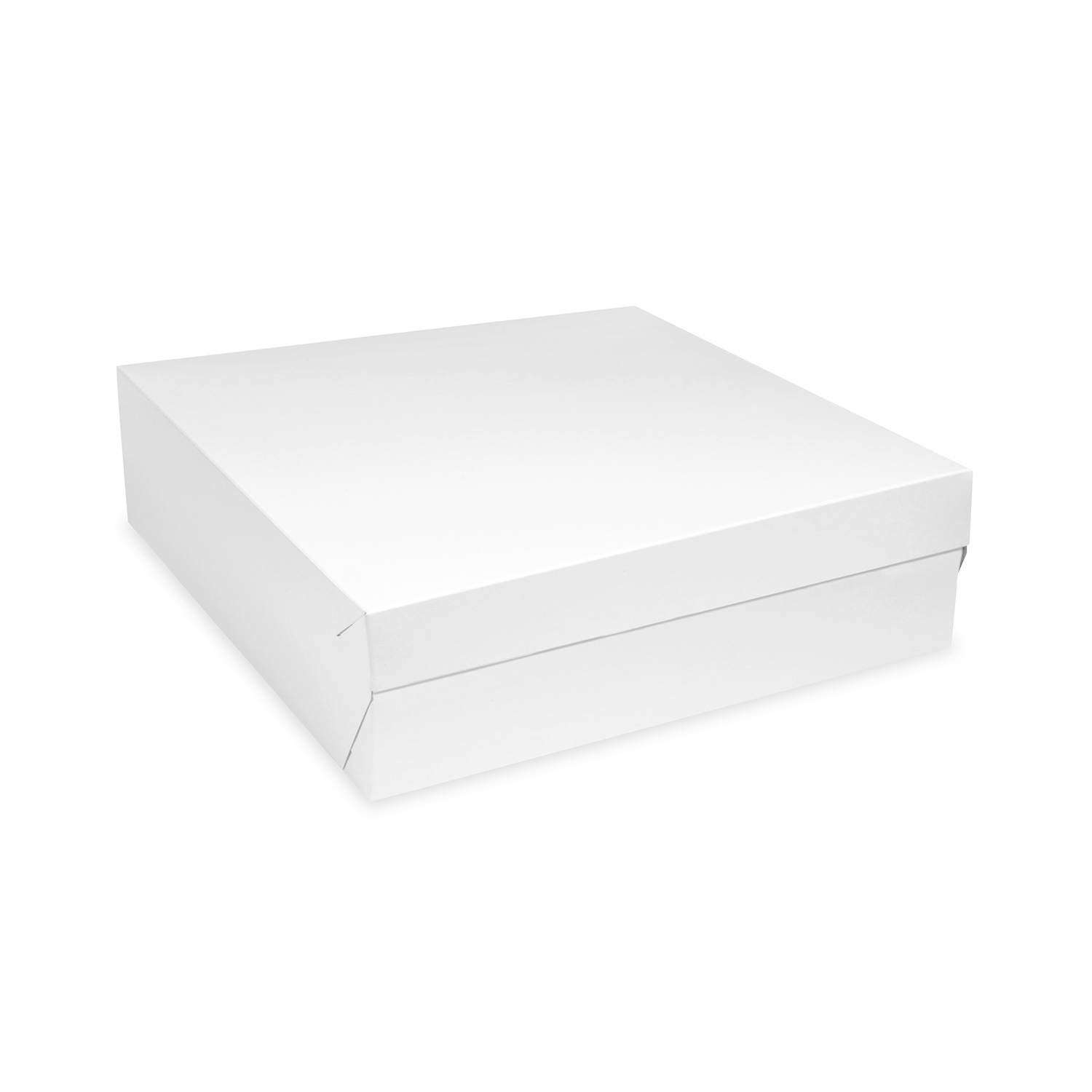 Tortenkarton PAP-Recy weiss 28 x 28 x 10 cm, Packung mit 50 Stück